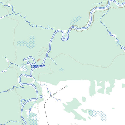 Natural Resources Canada Pagwa River (042K03 Toporama) digital map