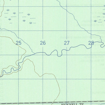 Natural Resources Canada Pagwa River, ON (042K03 CanMatrix) digital map