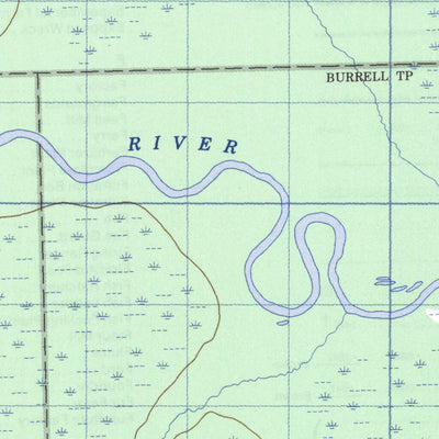 Natural Resources Canada Pagwa River, ON (042K03 CanMatrix) digital map