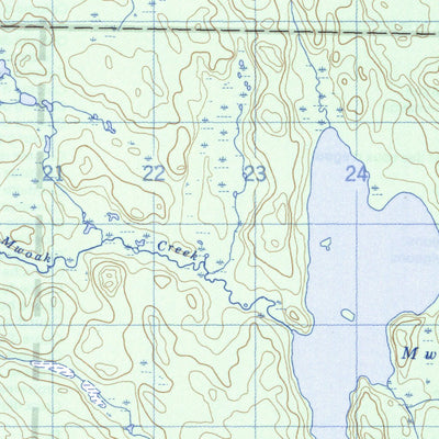 Natural Resources Canada Pahayo Lake, MB (063N09 CanMatrix) digital map