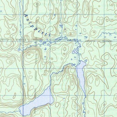 Natural Resources Canada Pahayo Lake, MB (063N09 CanMatrix) digital map