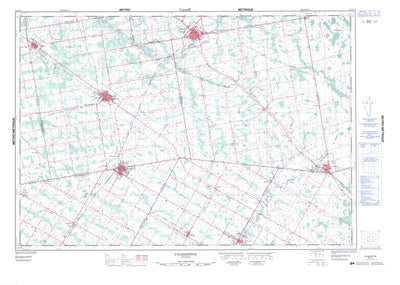 Natural Resources Canada Palmerston, ON (040P15 CanMatrix) digital map