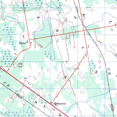 Natural Resources Canada Palmerston, ON (040P15 CanMatrix) digital map