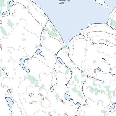 Natural Resources Canada Pamiutuq Lake, NU (065O03 Toporama) digital map