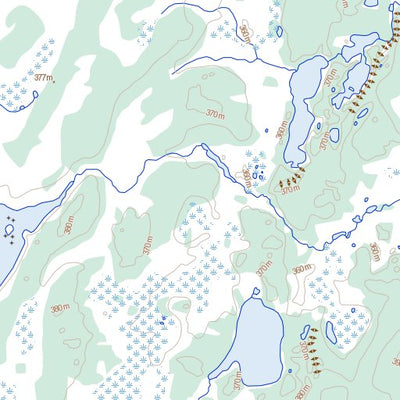 Natural Resources Canada Pangman Lake, MB (064K09 Toporama) digital map
