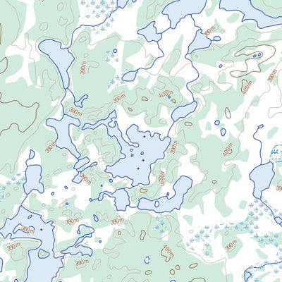 Natural Resources Canada Pangman Lake, MB (064K09 Toporama) digital map