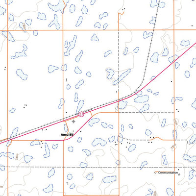 Natural Resources Canada Pangman, SK (072H10 Toporama) digital map