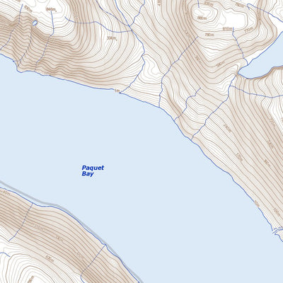 Natural Resources Canada Paquet Bay (038B03 Toporama) digital map