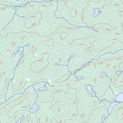 Natural Resources Canada Paradis, QC (032C02 Toporama) digital map