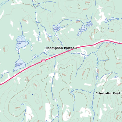 Natural Resources Canada Paradise Lake (092H16 Toporama) digital map