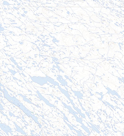 Natural Resources Canada Parallel Lake, NU (055O04 Toporama) digital map
