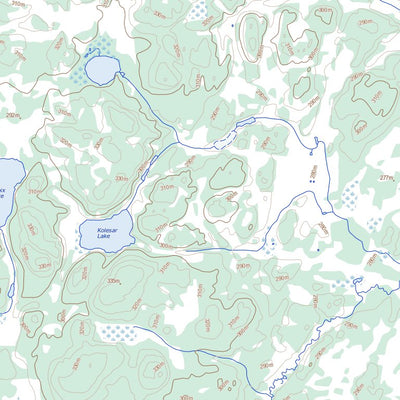Natural Resources Canada Parent Lake, MB (063O05 Toporama) digital map