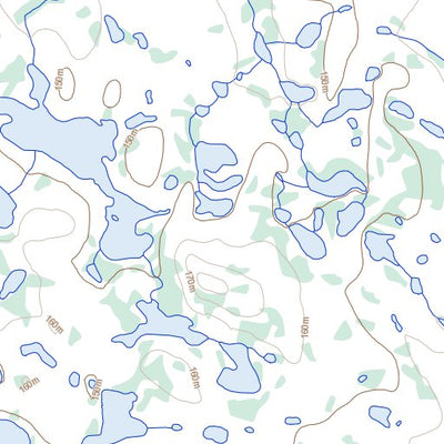 Natural Resources Canada Parker Lake, NU (055M06 Toporama) digital map