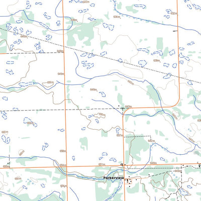 Natural Resources Canada Parkerview, SK (062M06 Toporama) digital map