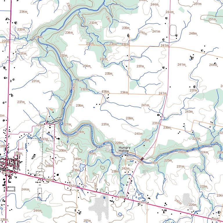 Parkhill (040P04 Toporama) Map by Natural Resources Canada Avenza Maps