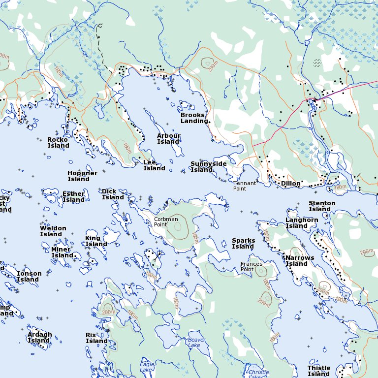 Parry Sound, ON (041H08 Toporama) Map by Natural Resources Canada ...