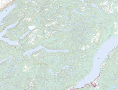 Natural Resources Canada Pasadena, NL (012H04 Toporama) digital map