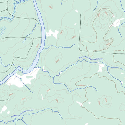 Natural Resources Canada Passage Du Granite, QC (032F03 Toporama) digital map