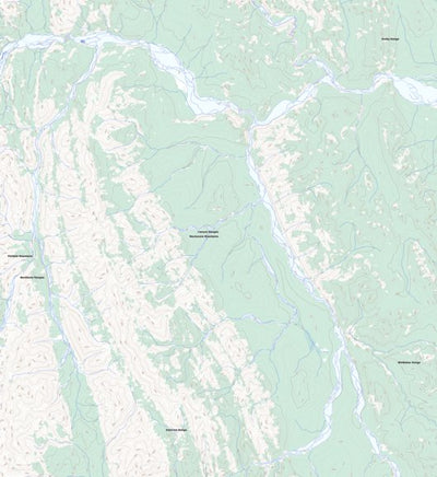 Natural Resources Canada Pastel Creek (095K14 Toporama) digital map