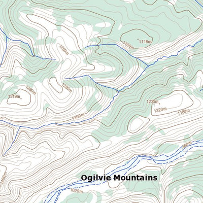 Natural Resources Canada Pat Lake, YT (116H02 Toporama) digital map