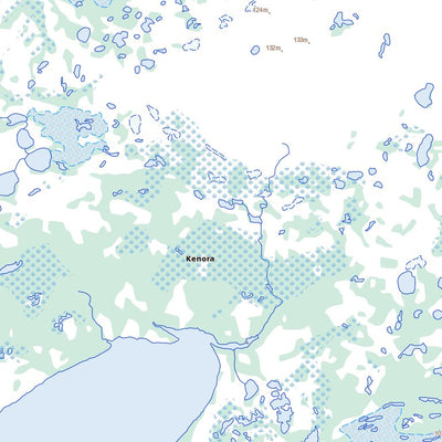 Natural Resources Canada Patchepawapoka Lake, ON (043G13 Toporama) digital map
