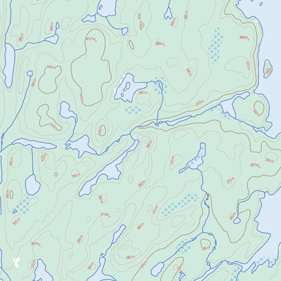Natural Resources Canada Patterson Island (064E10 Toporama) digital map