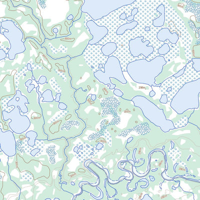 Natural Resources Canada Pattullo Lake, YT (117A04 Toporama) digital map