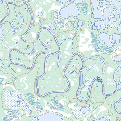 Natural Resources Canada Pattullo Lake, YT (117A04 Toporama) digital map