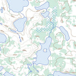 Natural Resources Canada Paul Lake, NT (076D09 Toporama) digital map