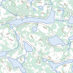 Natural Resources Canada Paul Lake, NT (076D09 Toporama) digital map