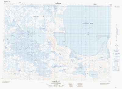 Natural Resources Canada Paulatuk, NT (097C08 CanMatrix) digital map