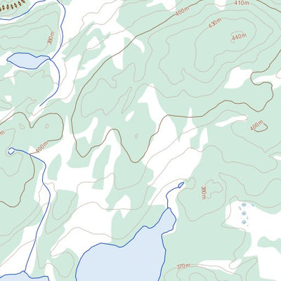 Natural Resources Canada Paulson Lake, MB (064K10 Toporama) digital map
