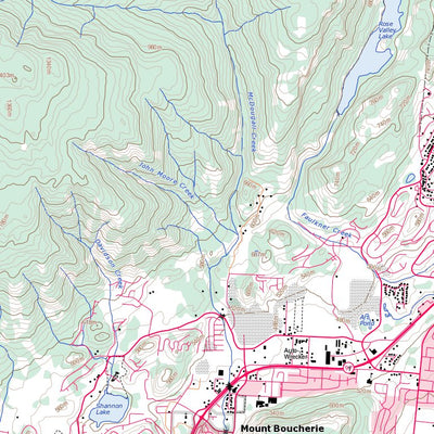 Natural Resources Canada Peachland, BC (082E13 Toporama) digital map