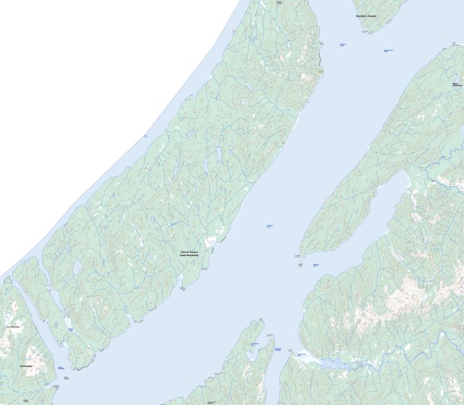 Pearse Island, BC (103J16 Toporama) Map by Natural Resources