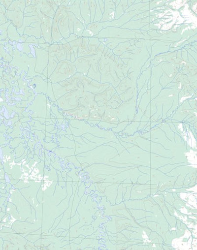 Natural Resources Canada Pebble Brook, YT (116P02 Toporama) digital map