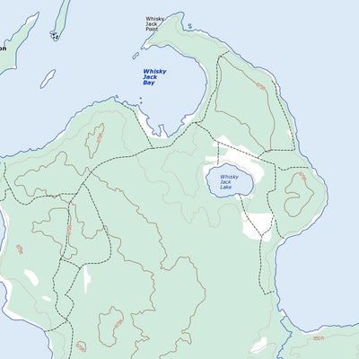 Natural Resources Canada Pelican Bay, MB (063C16 Toporama) digital map