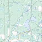 Natural Resources Canada Pentland Lake, AB (083N16 Toporama) digital map