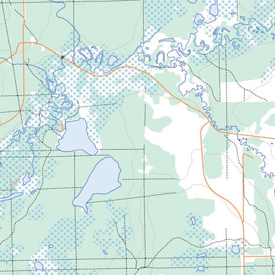 Natural Resources Canada Pentland Lake, AB (083N16 Toporama) digital map