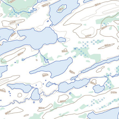 Natural Resources Canada Penzance Lake, NT (075B06 Toporama) digital map