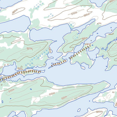 Natural Resources Canada Penzance Lake, NT (075B06 Toporama) digital map