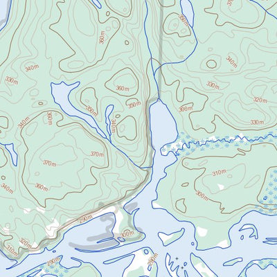 Natural Resources Canada Perching Lake, SK (074P02 Toporama) digital map