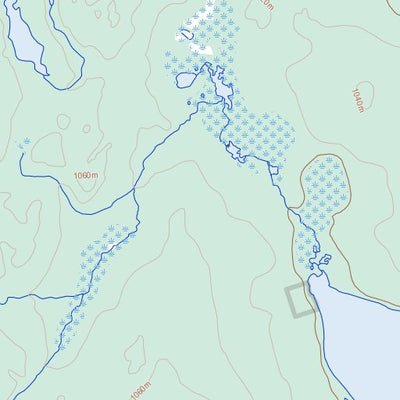Natural Resources Canada Peters Lake, YT (105B12 Toporama) digital map