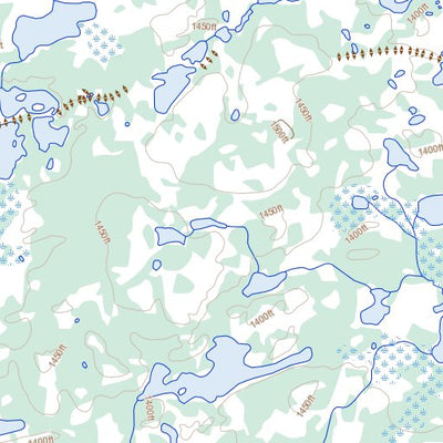 Natural Resources Canada Peterson Lake, NT (075K01 Toporama) digital map