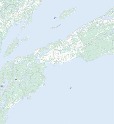 Natural Resources Canada Pethei Peninsula, NT (075L11 Toporama) digital map