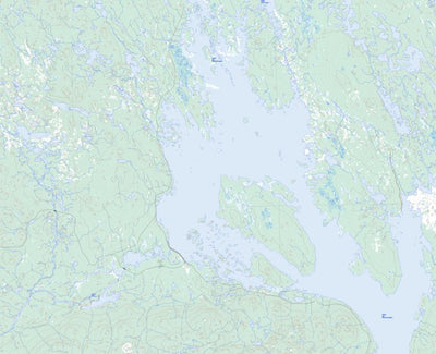 Natural Resources Canada Petit Lac Manicouagan, QC (022O13 Toporama) digital map