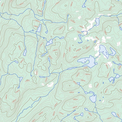 Natural Resources Canada Petit Lac Onatchiway, QC (022E03 Toporama) digital map