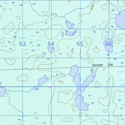 Natural Resources Canada Petry River, ON (052G07 CanMatrix) digital map