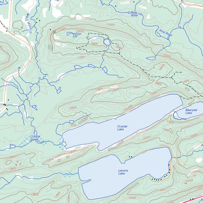Natural Resources Canada Pigeon River, ON (052A04 Toporama) digital map