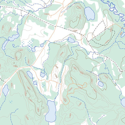 Natural Resources Canada Pikitigushi Lake, ON (052I07 Toporama) digital map