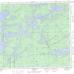 Natural Resources Canada Pikwitonei, MB (063P11 CanMatrix) digital map
